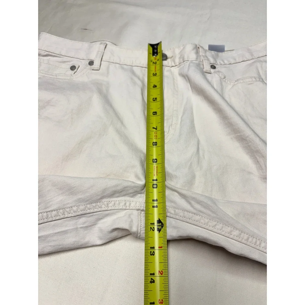 NWT Banana Republic Mens 33x30 Linen Blend Slim Fit 5-Pocket Pant Cream